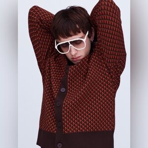 Zara Men’s Vintage Inspired Button Down Cardigan